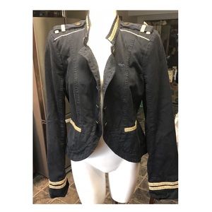 Abercrombie & Fitch military peplum jacket
